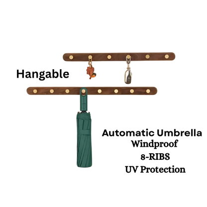 Hangable Automatic Windproof Umbrella with UV Protection