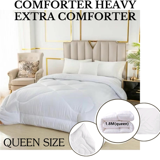 Premium Heavy Extra Comforter – Plush, Soft Bedding for King, Queen, and Double Size Beds