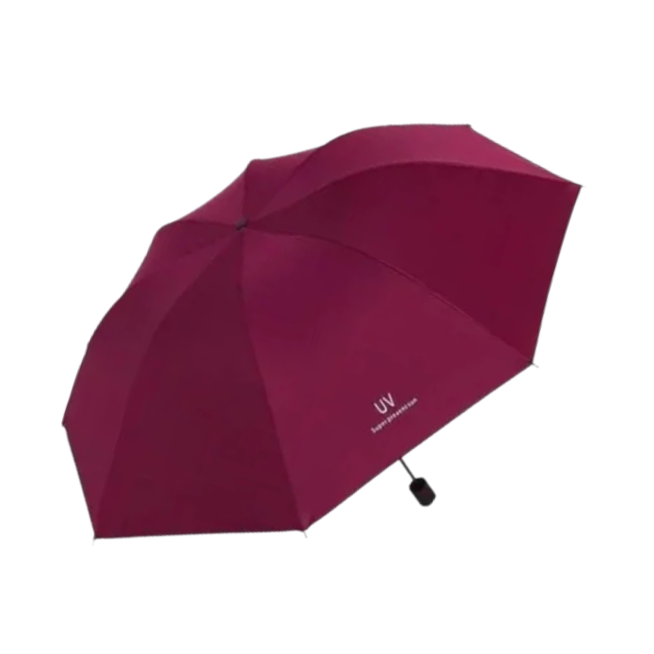 UV Shield Manual Compact Umbrella | Dual-Purpose Sun & Rain Protection