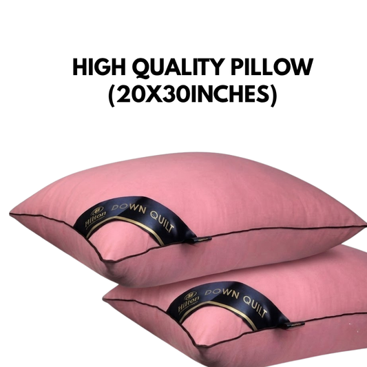 CG CHENG Premium 1000g High-Quality Sleeping Pillow – 20x30 Inches Ergonomic Comfort & Support
