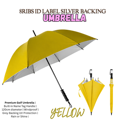 Premium Ergonomic Large Coverage Umbrella – Windproof, Heavy-Duty, and Built to Last-golf umbrella with label