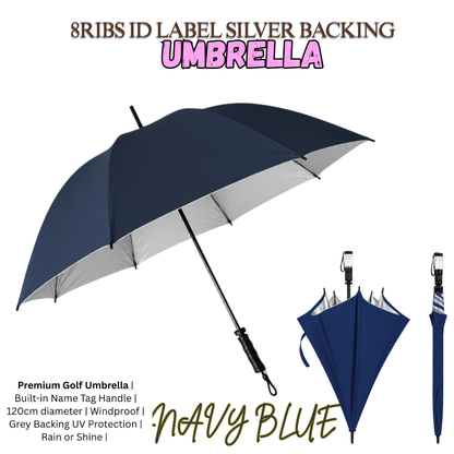 Premium Ergonomic Large Coverage Umbrella – Windproof, Heavy-Duty, and Built to Last-golf umbrella with label