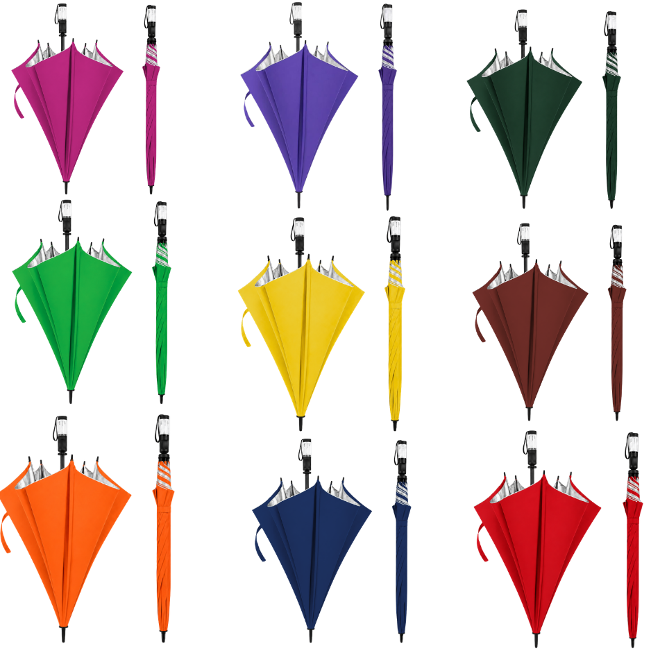 Premium Ergonomic Large Coverage Umbrella – Windproof, Heavy-Duty, and Built to Last-golf umbrella with label