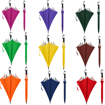 Premium Ergonomic Large Coverage Umbrella – Windproof, Heavy-Duty, and Built to Last-golf umbrella with label