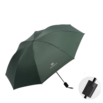 UV Shield Manual Compact Umbrella | Dual-Purpose Sun & Rain Protection
