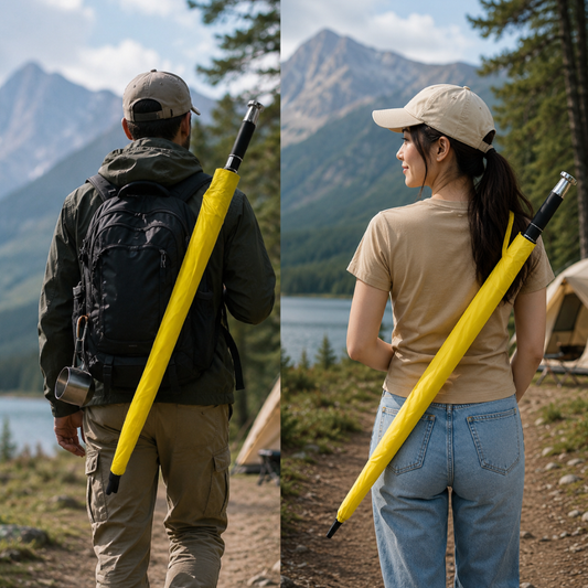 Extra-Large Adventure Golf Umbrella – 130cm Canopy, Wind-Resistant, UV Protection & Easy-Carry Strap