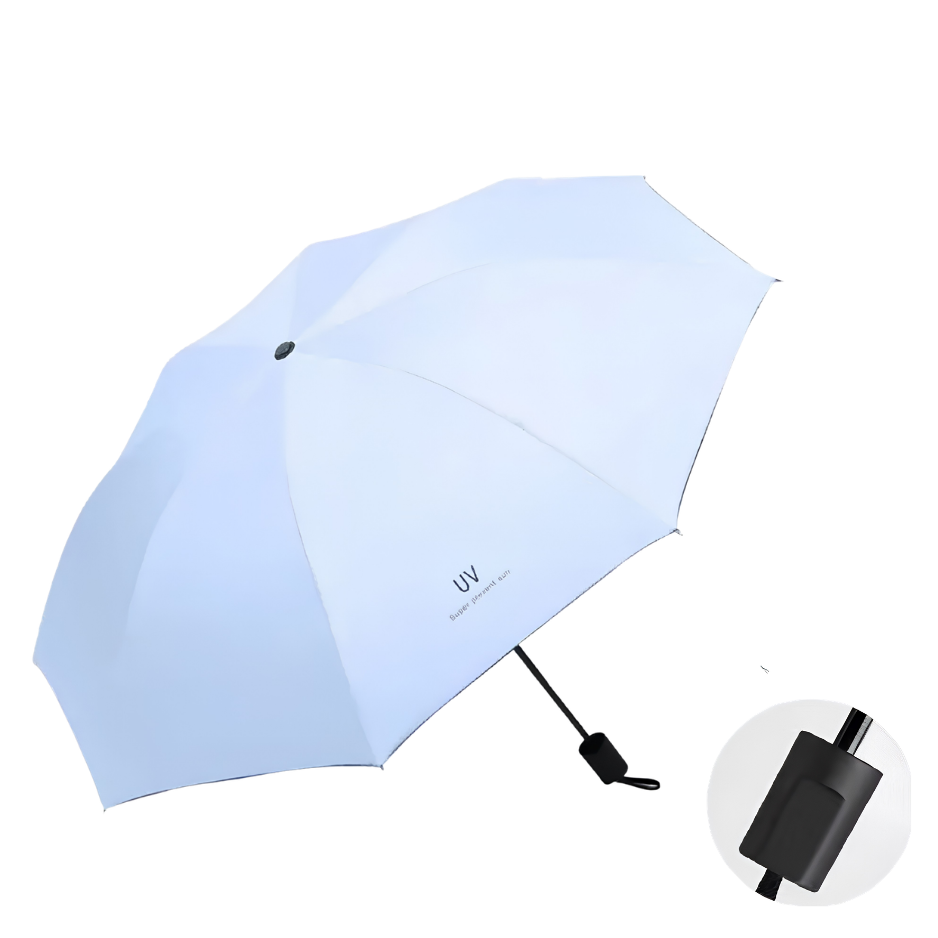 UV Shield Manual Compact Umbrella | Dual-Purpose Sun & Rain Protection