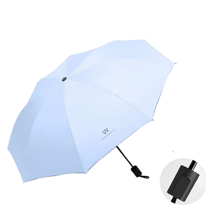 UV Shield Manual Compact Umbrella | Dual-Purpose Sun & Rain Protection