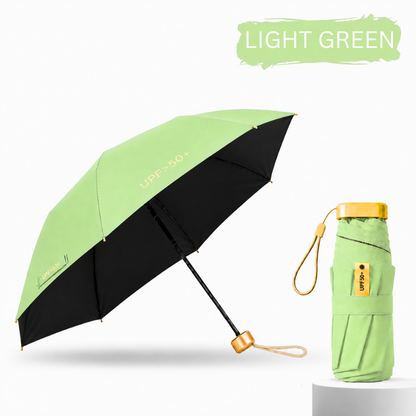 Ultra-Compact Pocket Umbrella – UPF 50+ UV Sun & Rain Protection, Lightweight & Wind-Resistant