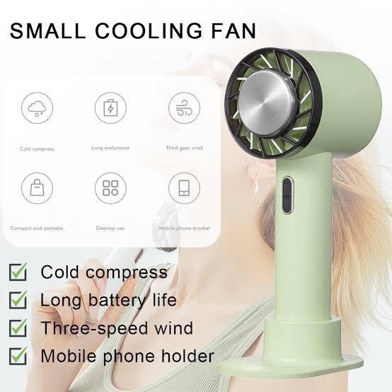 Portable Rechargeable Mini Fan Adjustable Cooling Fan Handheld Fan